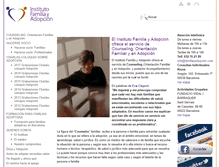 Tablet Screenshot of familiayadopcion.com